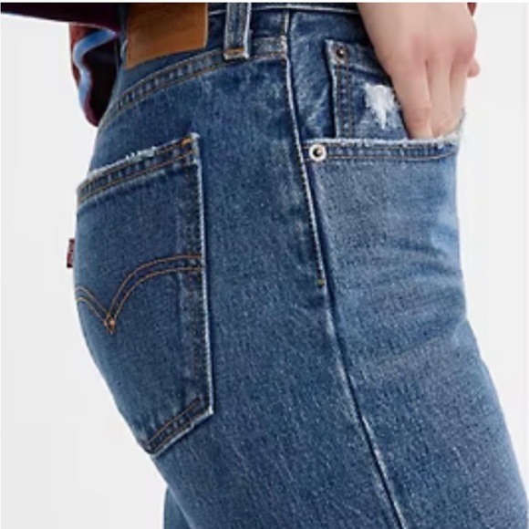 Women’s Vintage Levi’s 514 Slim Straight Jeans, size 27 (measure 26 waist) - Picture 2 of 14